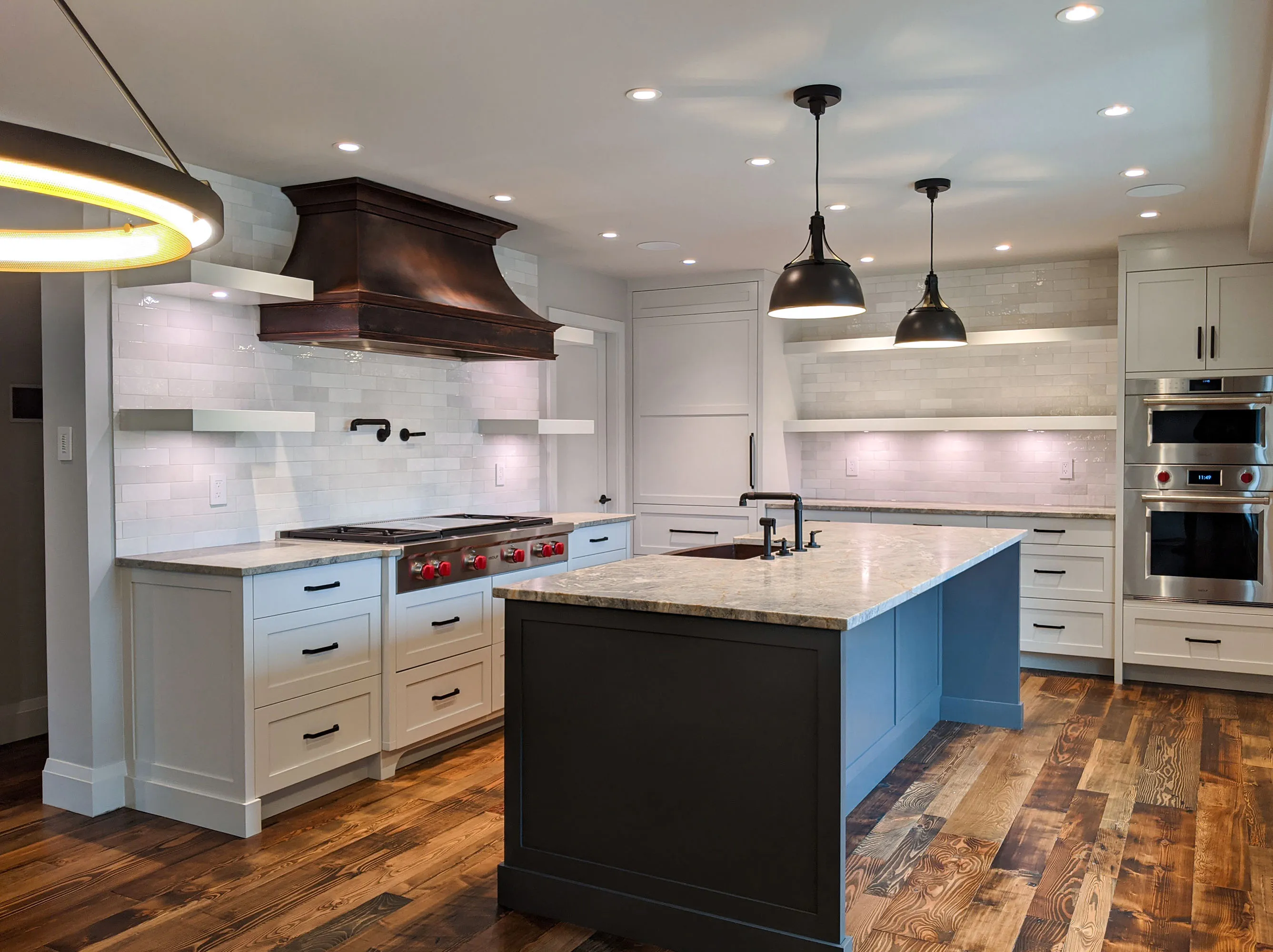 Modern renovated kitchen in Calgary, AB.