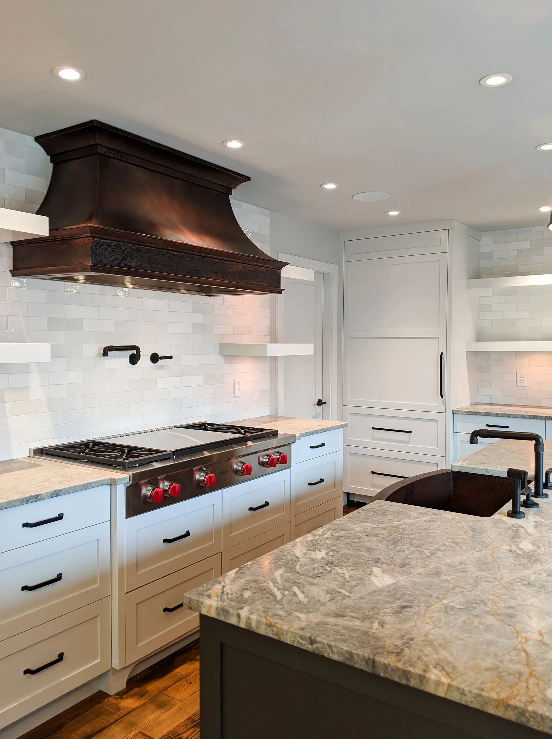 Modern renovated kitchen in Calgary, AB.