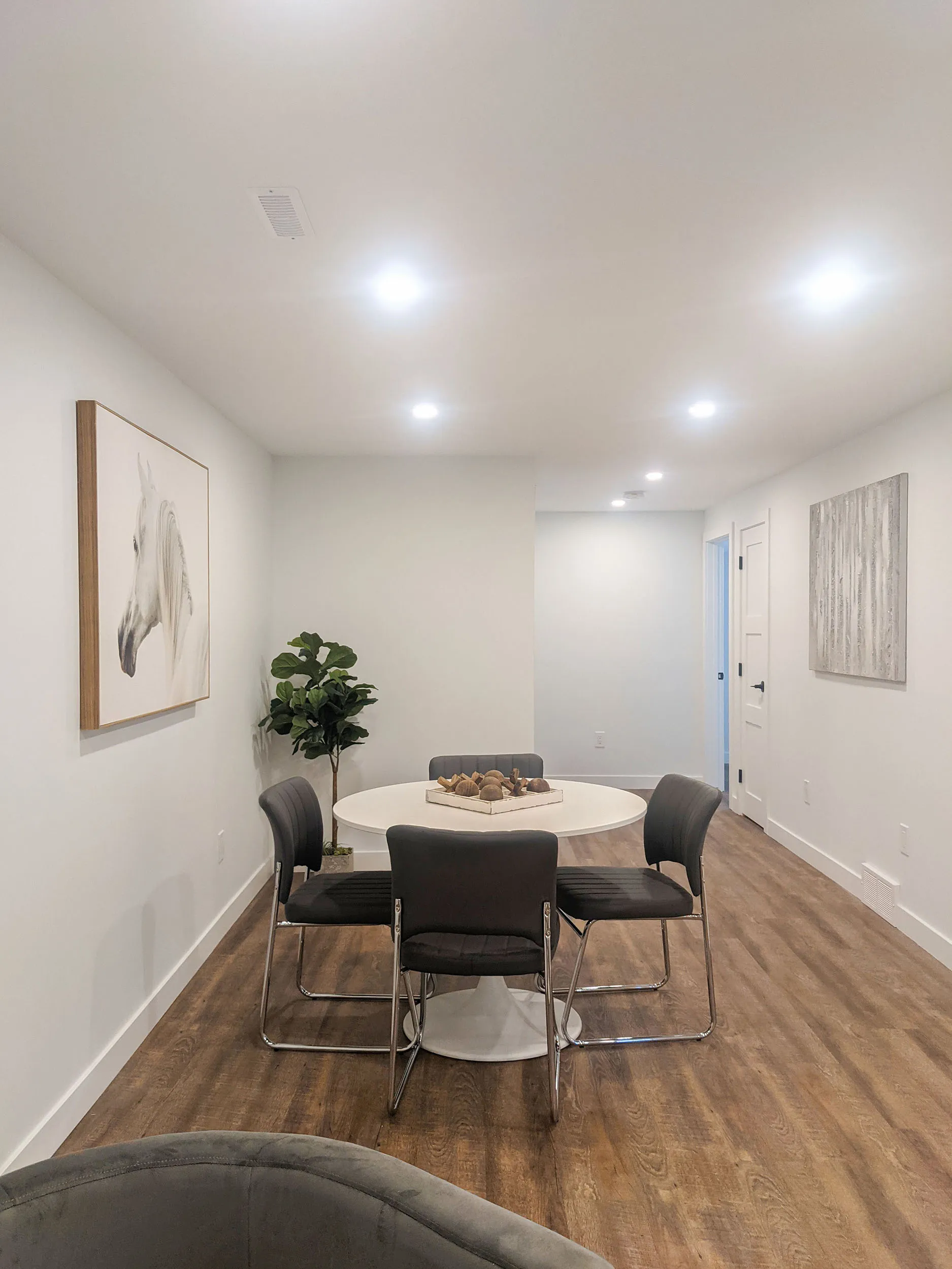 Modern renovated basement suite in Calgary, AB.